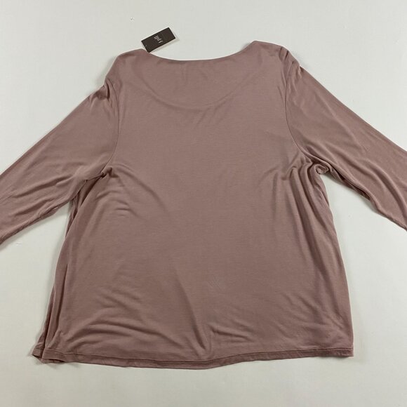 NEW J. Jill Pure Jill Elliptical Tee Fawn Womens Size 2X Supersoft 3/4 Sleeve - Picture 2 of 12